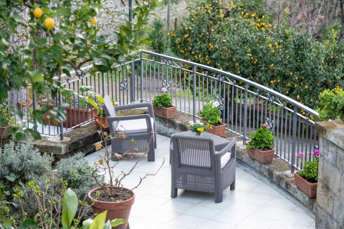Sorrentovibes - Sea View Rooftop Apartment With Jacuzzi & Garden Eksteriør billede